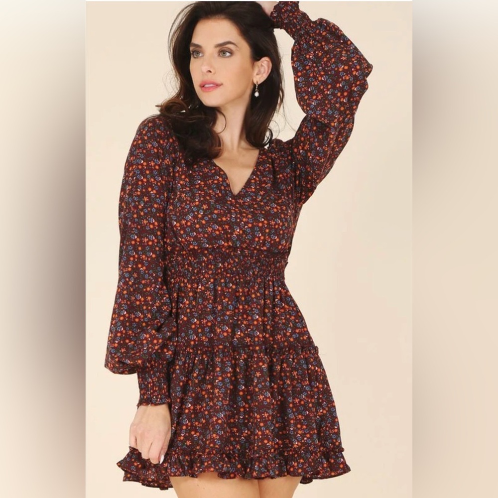 Ditsy Floral Mini Dress